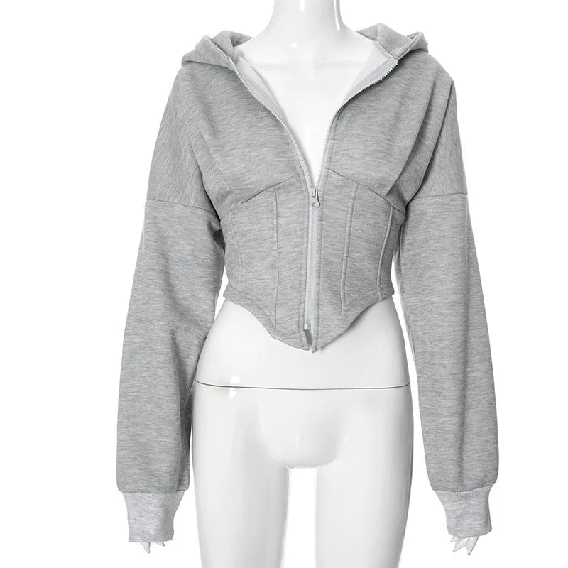 Cxqdy | Women’s Zip-Up Hooded Cardigan Casual Lightweight Jacket